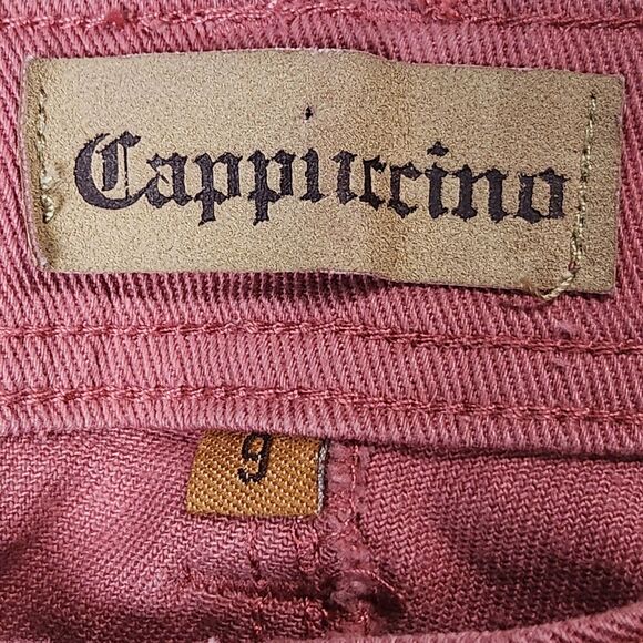 Cappuccino Jeans Womens 9 Pink‎ Flare Y2k Style Bratz Barbie Preppy Bell Bottom - Picture 4 of 12